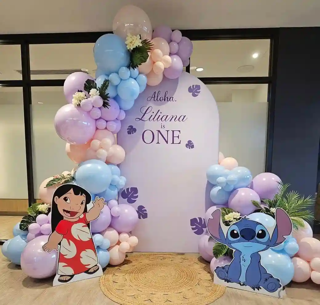 Stitch With Lelo Backdrop Decoration